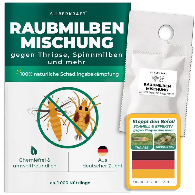 Raubmilben Mischung gegen Thripse und mehr (Neoseiulus cucumeris & Amblyseius californicus)