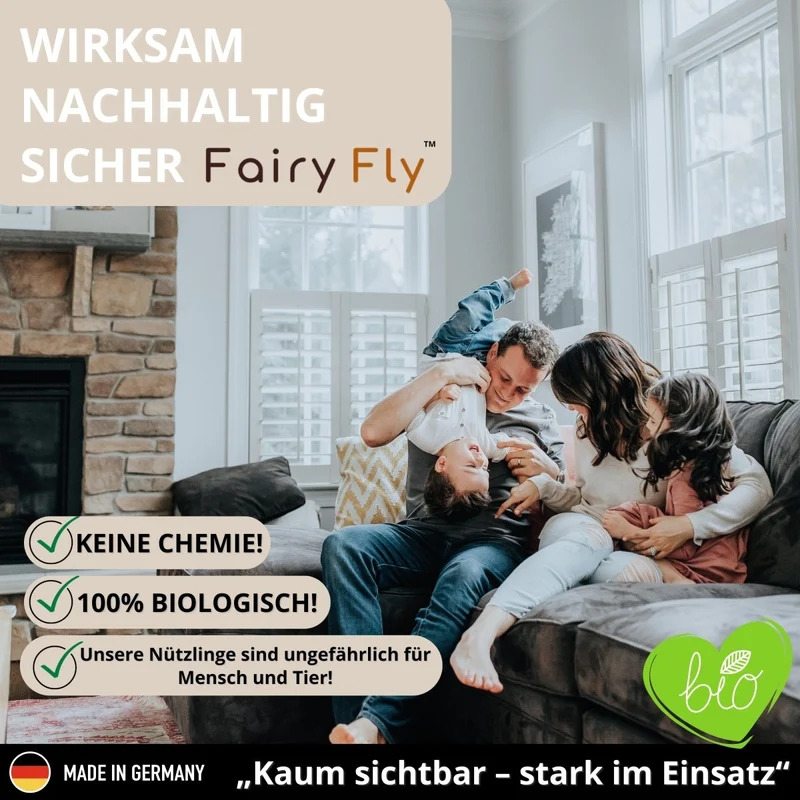 Schlupfwespen gegen Kleidermotten – Trichogramma Profi Karte - Nützlinge gegen Motten & Larven im Kleiderschrank