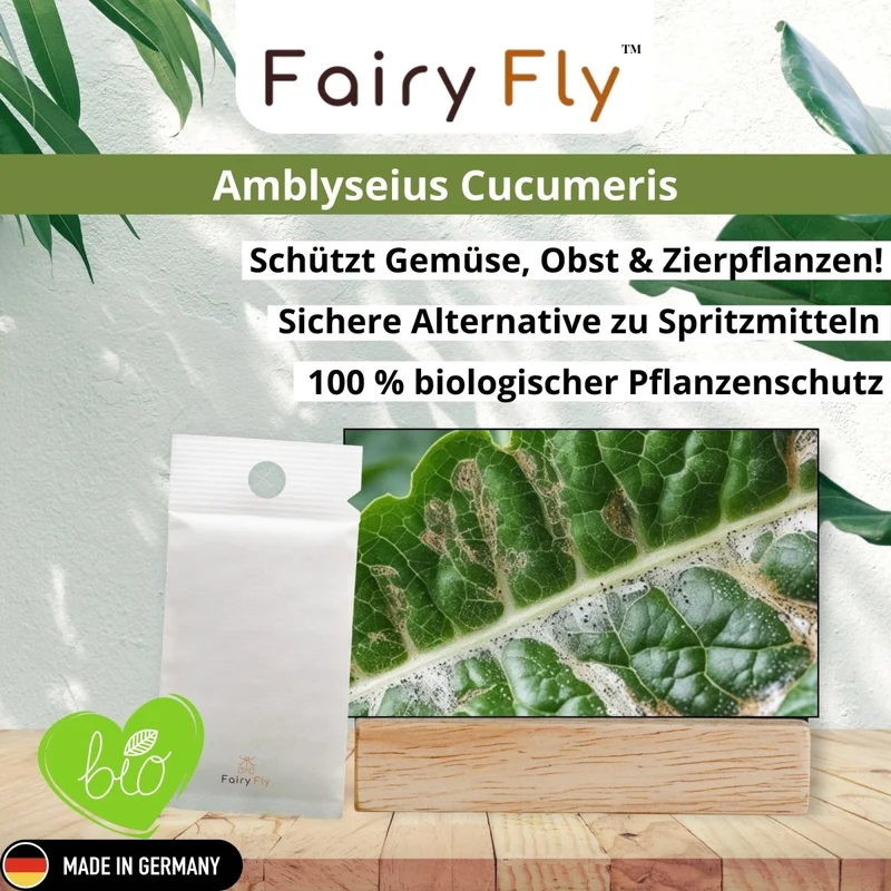 Raubmilben Cucumeris gegen Thripse - Zierpflanzen, Gemüse & Cannabis - 1 - 50 Tüten aus deutscher Zucht