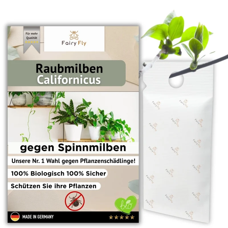 Raubmilben gegen Spinnmilben – Zimmerpflanzen, Zierpflanzen, Gemüse & Cannabis - 1 - 50 Tüten