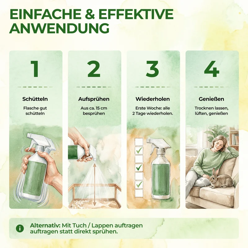 Milben-Abwehrspray für Kleintiere – Power-Konzentrat 500 ml