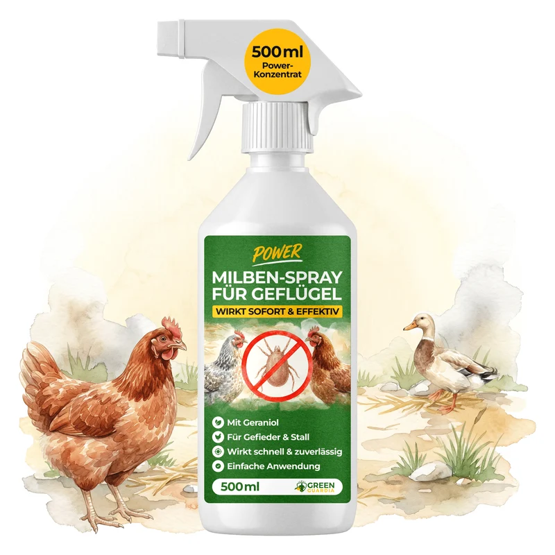 Milben-Abwehrspray für Hühner & Geflügel – Power-Konzentrat 500 ml