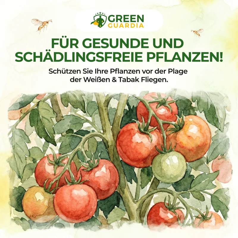 Eretmocerus-Schlupfwespen gegen Weiße- & Tabak Fliegen