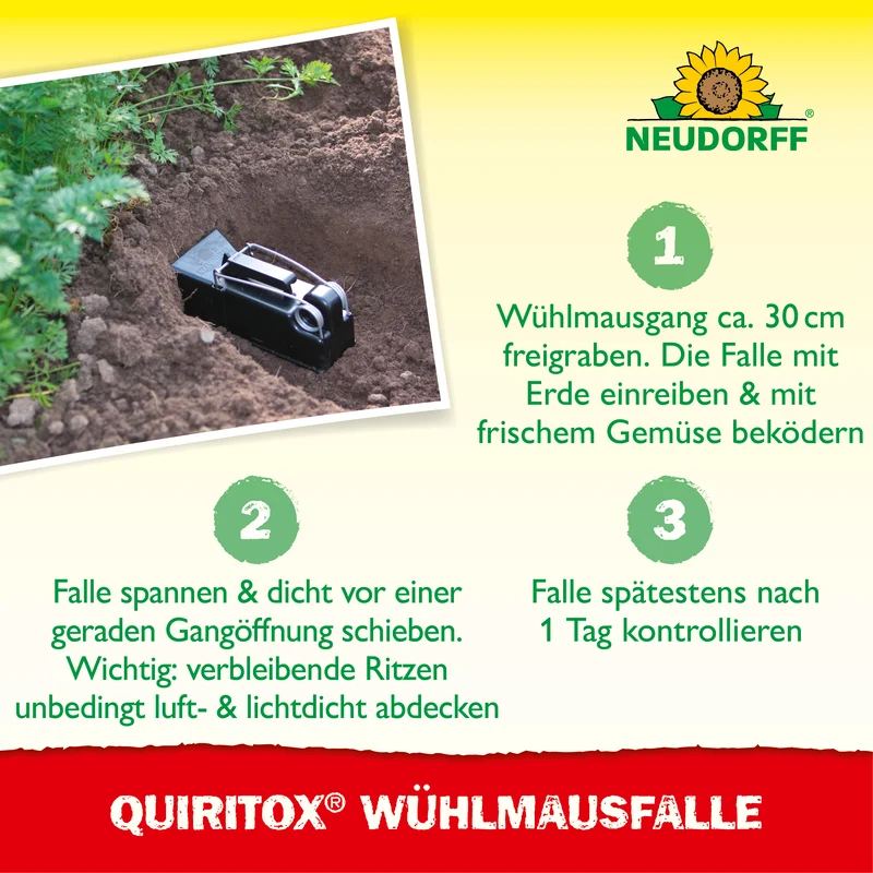 Quiritox WühlmausFalle