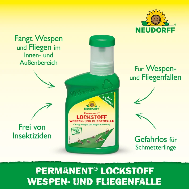 Permanent Lockstoff Wespen- und Fliegenfalle