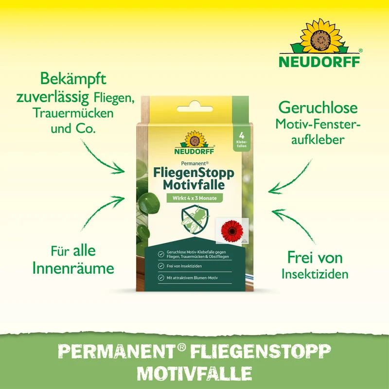 Permanent Fliegenstopp Motiv