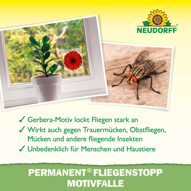 Permanent Fliegenstopp Motiv