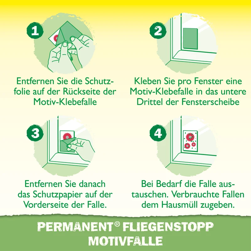 Permanent Fliegenstopp Motiv