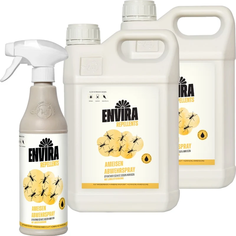 Envira Ameisen Abwehrspray 2 x 5L + 500ml