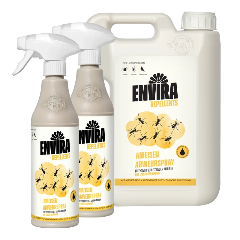 Envira Ameisen Abwehrspray 2 x 500ml + 2L