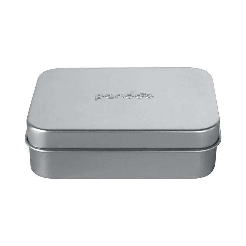 Seifendose aus Aluminium mit Abtropfgitter
