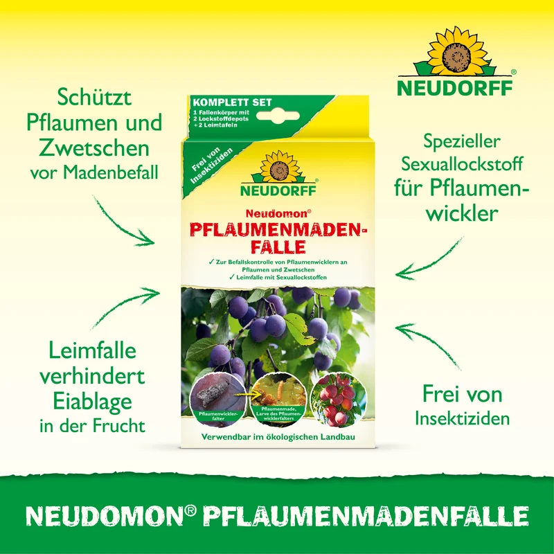 Neudomon PflaumenmadenFalle