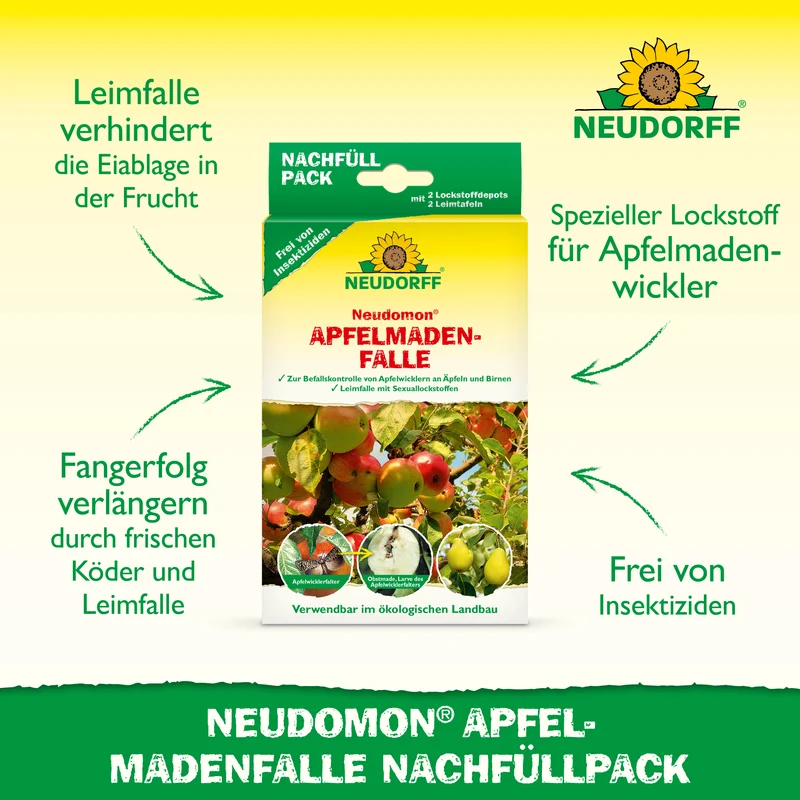 Neudomon ApfelmadenFalle Nachfüllpack