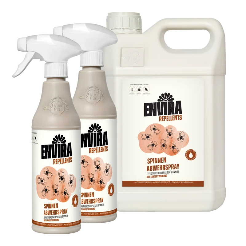 Envira Spinnen Abwehrspray 2 x 500ml + 5L