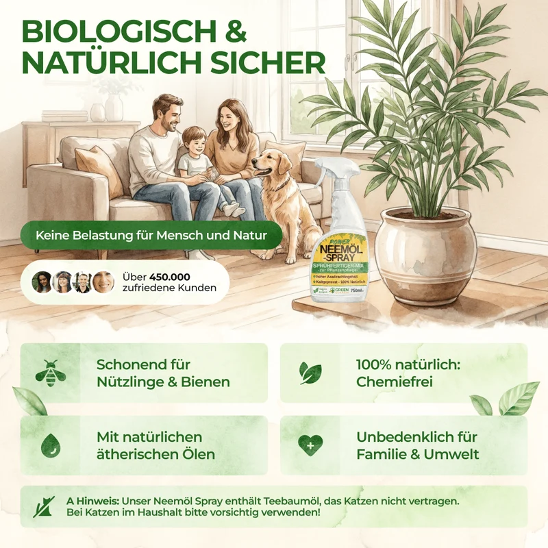 Neemöl-Spray zur Pflanzenpflege (750ml)
