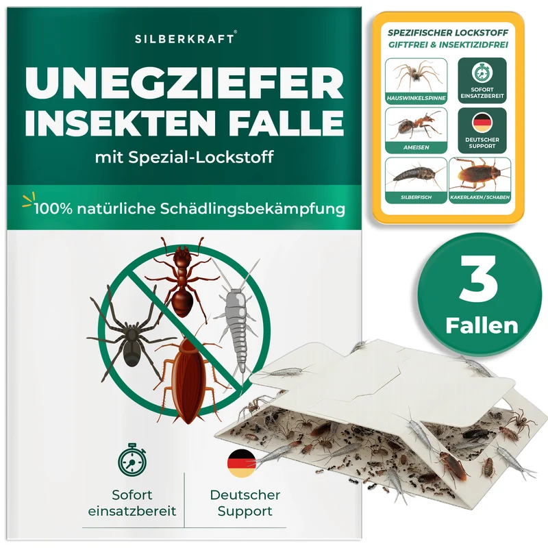 Ungeziefer/ Insektenfalle mit Spezial-Lockstoff