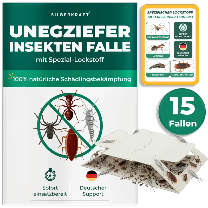 Ungeziefer/ Insektenfalle mit Spezial-Lockstoff