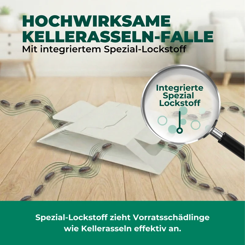Kellerasselnfalle mit Spezial-Lockstoff