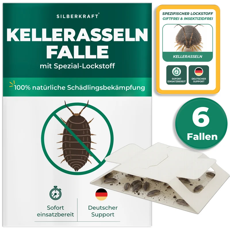 Kellerasselnfalle mit Spezial-Lockstoff