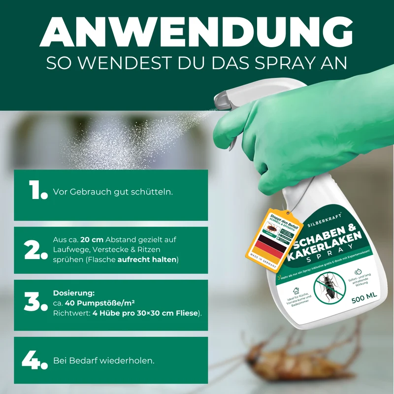 Schaben- & Kakerlakenspray 500 ml
