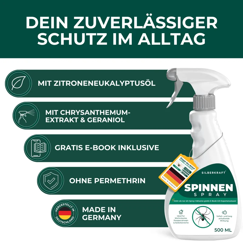 Spinnenspray 500 ml inkl. E-Book