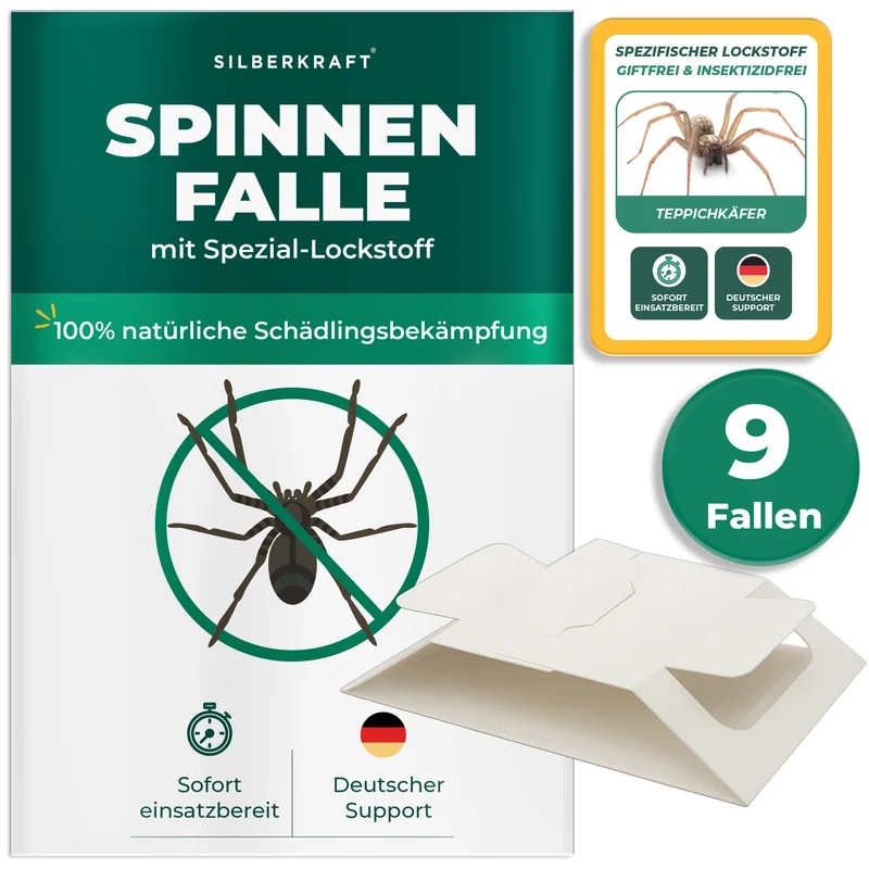 Spinnenfalle mit Spezial-Lockstoff