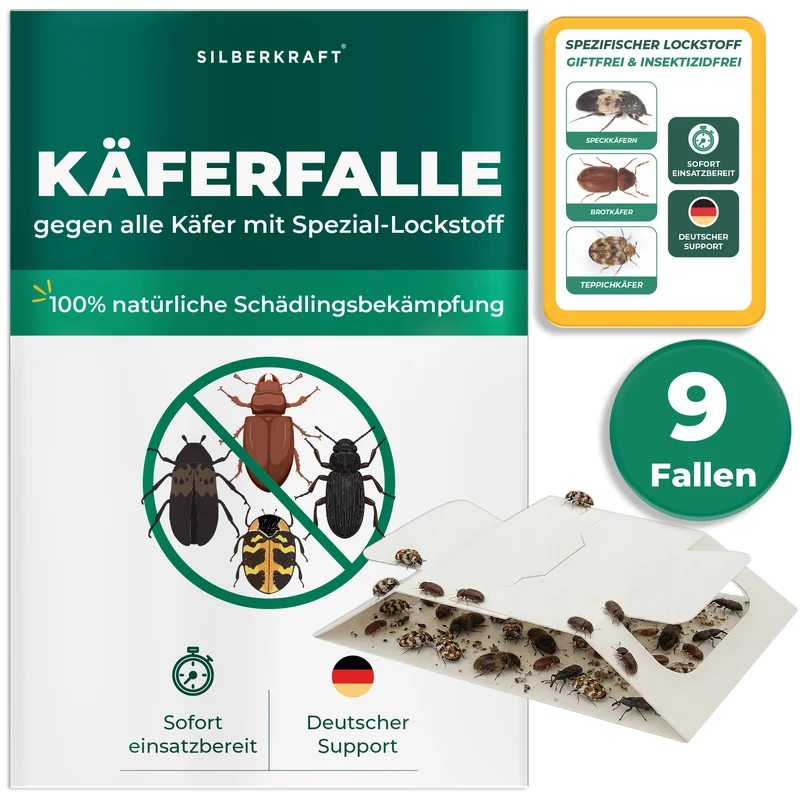 Käferfalle gegen diverse Käfer mit Spezial-Lockstoff