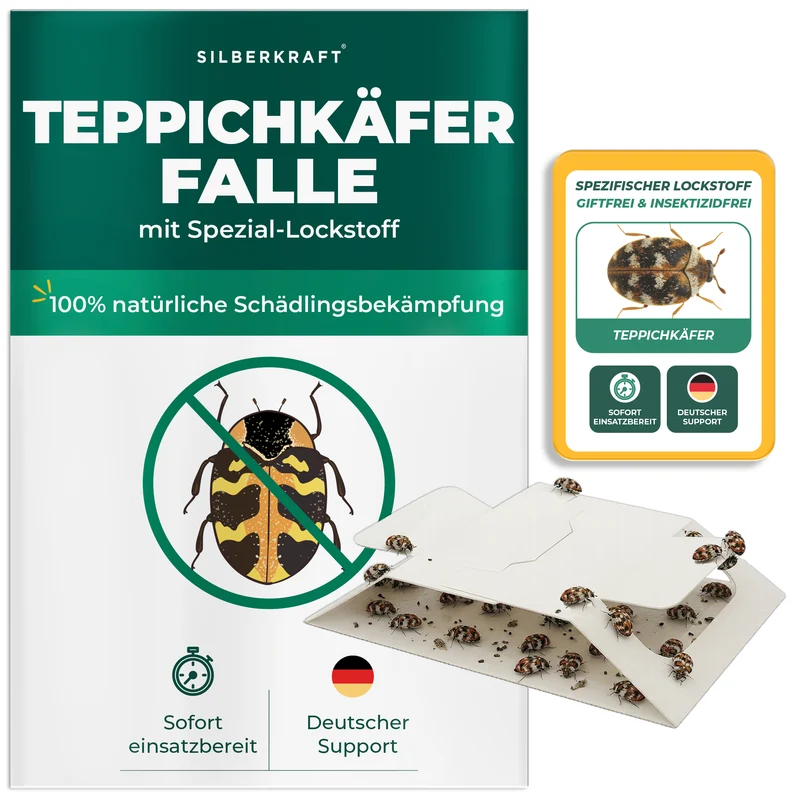Teppichkäferfalle mit Spezial-Lockstoff