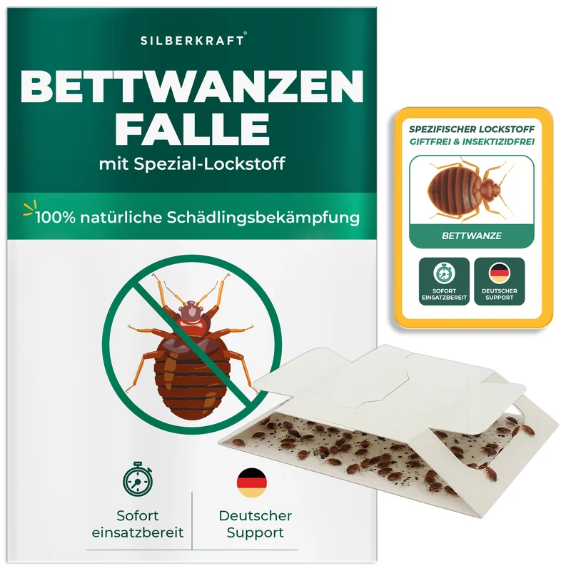 Bettwanzenfalle mit Spezial-Lockstoff