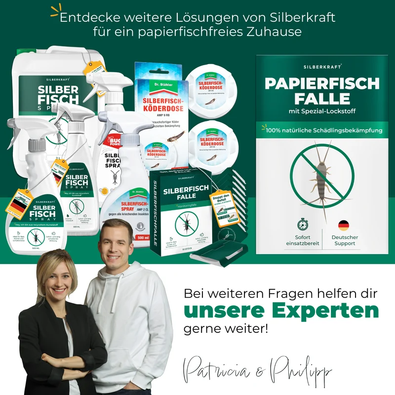 Papierfischfalle mit Spezial-Lockstoff
