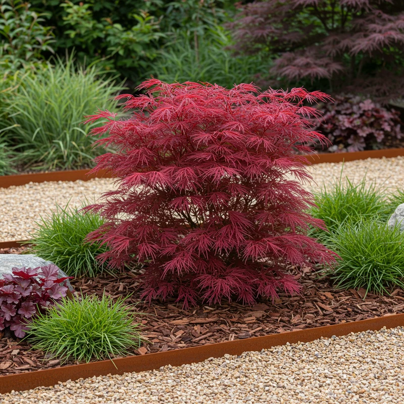 Japanischer Ahorn ‘Skeeter’s Broom’ – laubabwerfend, 19 cm Topf, 70 cm hoch