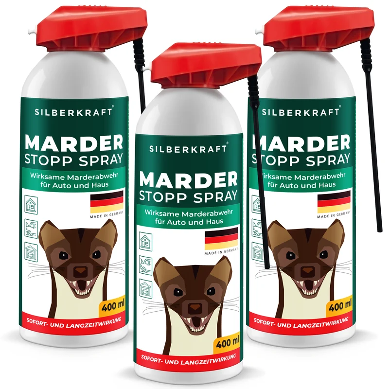 Marder-Stopp Spray: Hochwirksamer Marderschutz für dein Auto und Zuhause