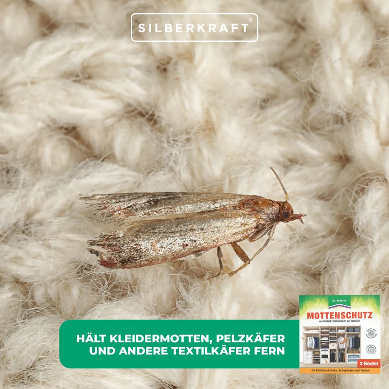 Effektiver Mottenschutz: Duftbeutel gegen Fraßschäden an Kleidung & Textilien