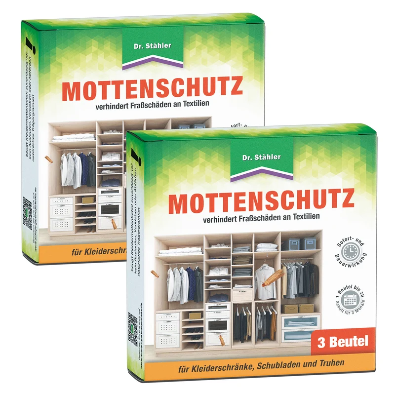 Effektiver Mottenschutz: Duftbeutel gegen Fraßschäden an Kleidung & Textilien