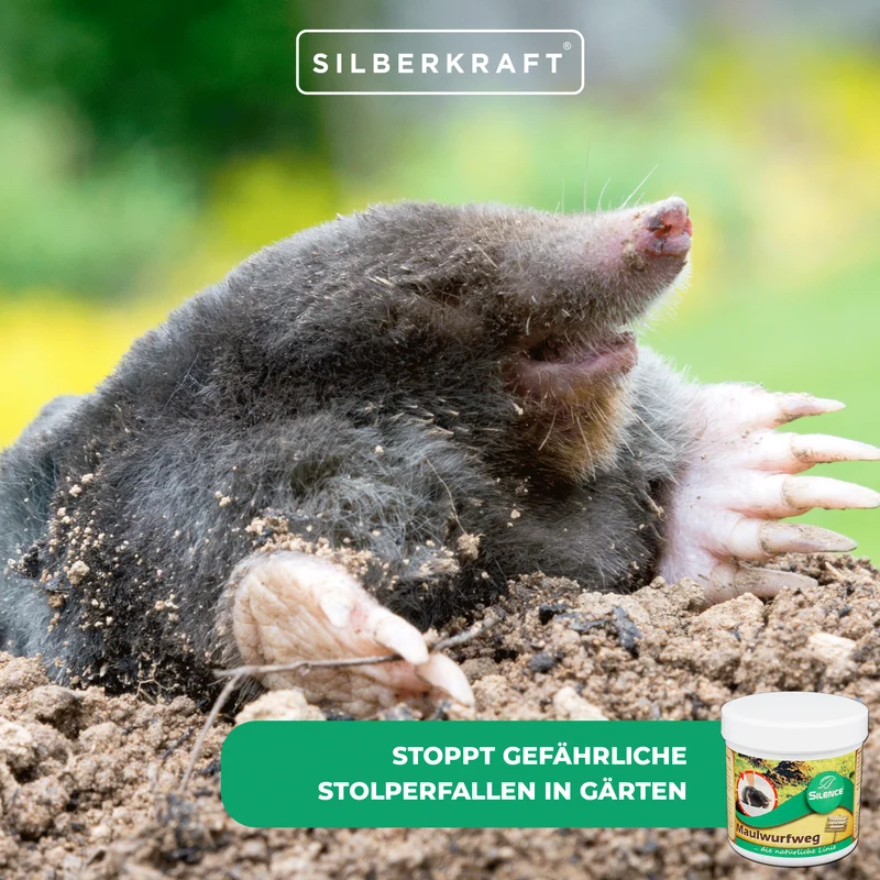 Silence Maulwurfweg: Effektives Maulwurf-Vergrämungsmittel für den Garten