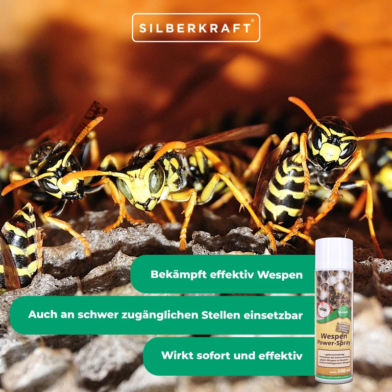 Silence Wespen-Power Spray: Gebrauchsfertiges Insekten-Spray mit sofortiger Wirkung
