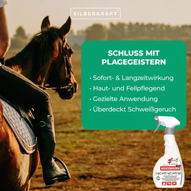 Insekten-Abwehrspray für Pferde: Effektiver Schutz vor Mücken, Bremsen und Zecken