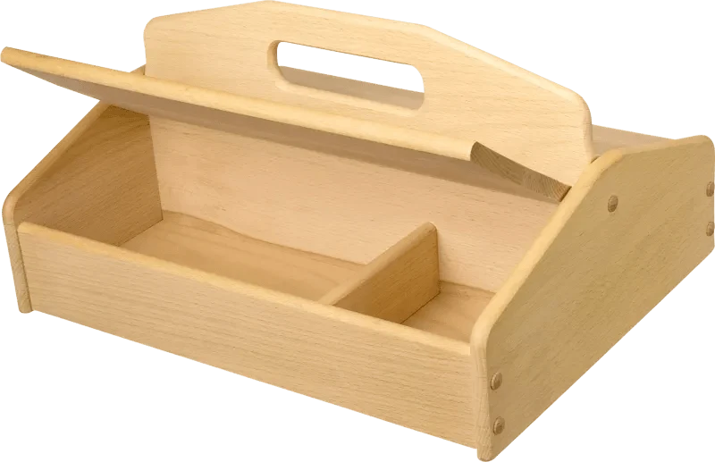 Schuhputzkiste mit Unterteilung