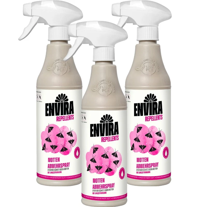 Envira Motten Abwehrspray 3 x 500ml