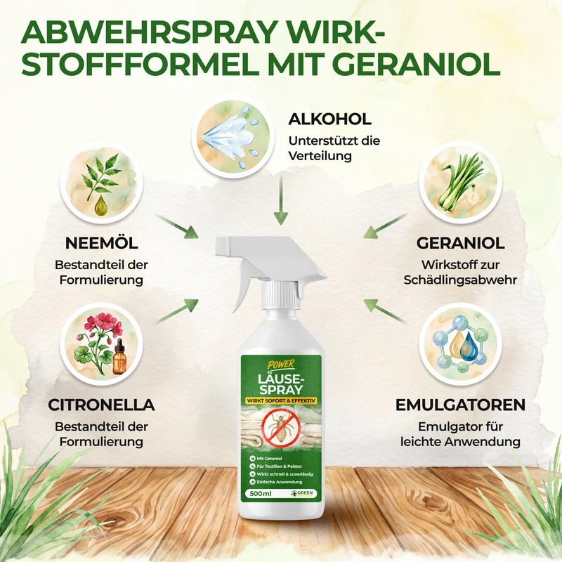 Läuse-Abwehrspray Power-Konzentrat - 500ml