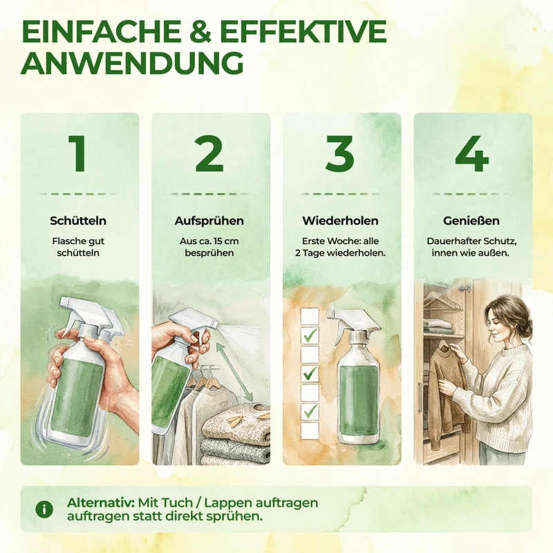 Motten-Abwehrspray Power-Konzentrat - 500ml