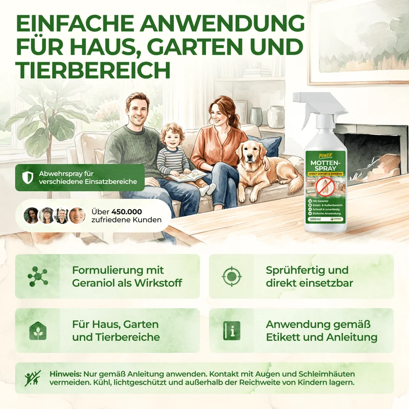 Motten-Abwehrspray Power-Konzentrat - 500ml