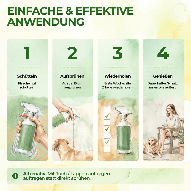 Spray anti-puces concentré pour chiens-500 ml