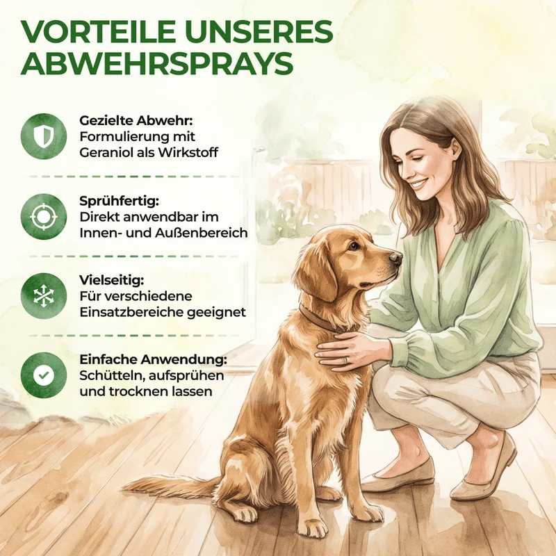 Spray anti-puces concentré pour chiens-500 ml