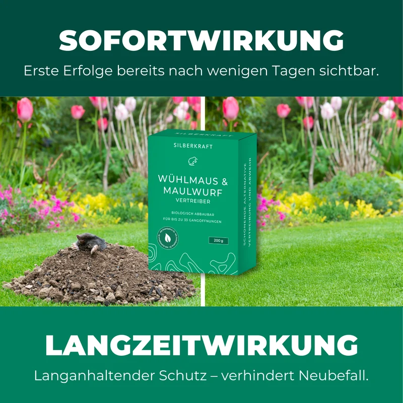 Maulwurf und Wühlmaus Vertreiber