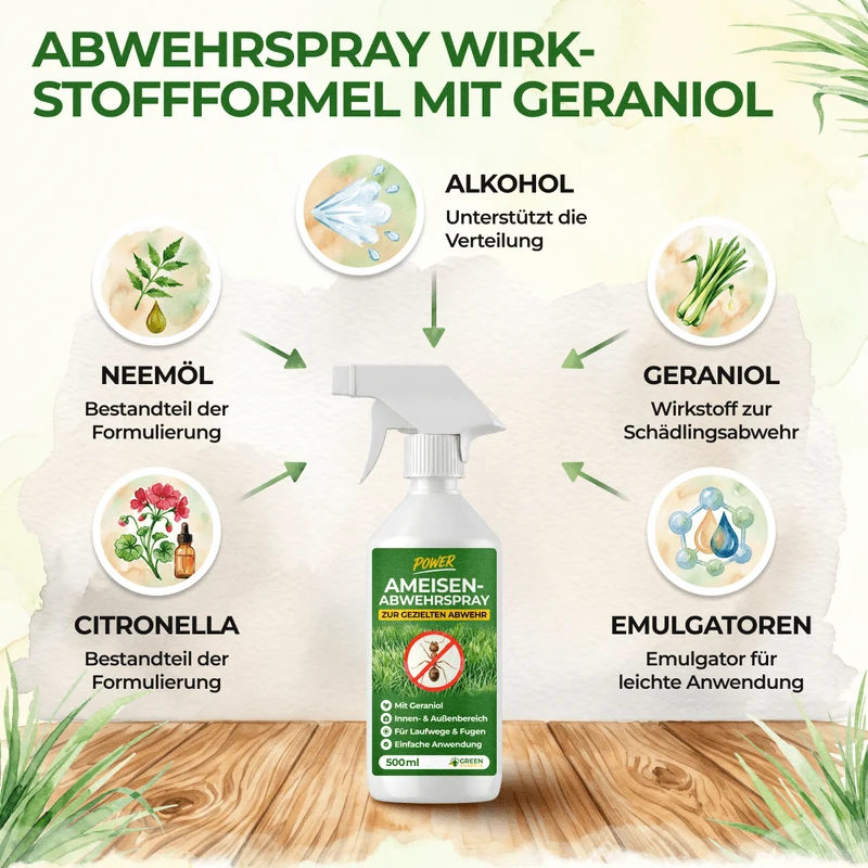 Koncentrat w sprayu odstraszającym mrówki