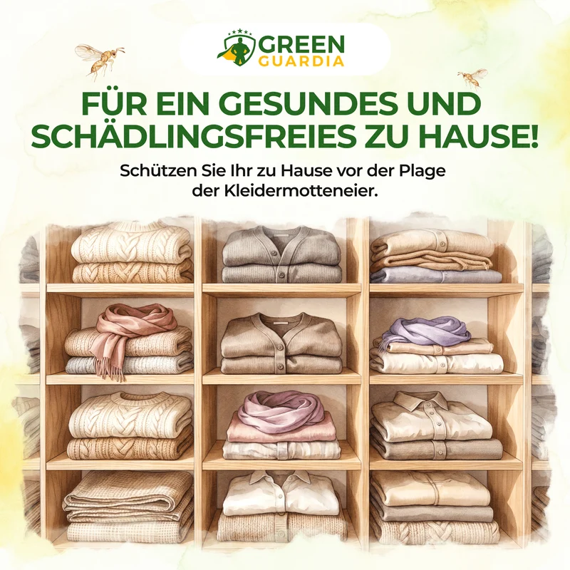 Schlupfwespen gegen Kleidermotten