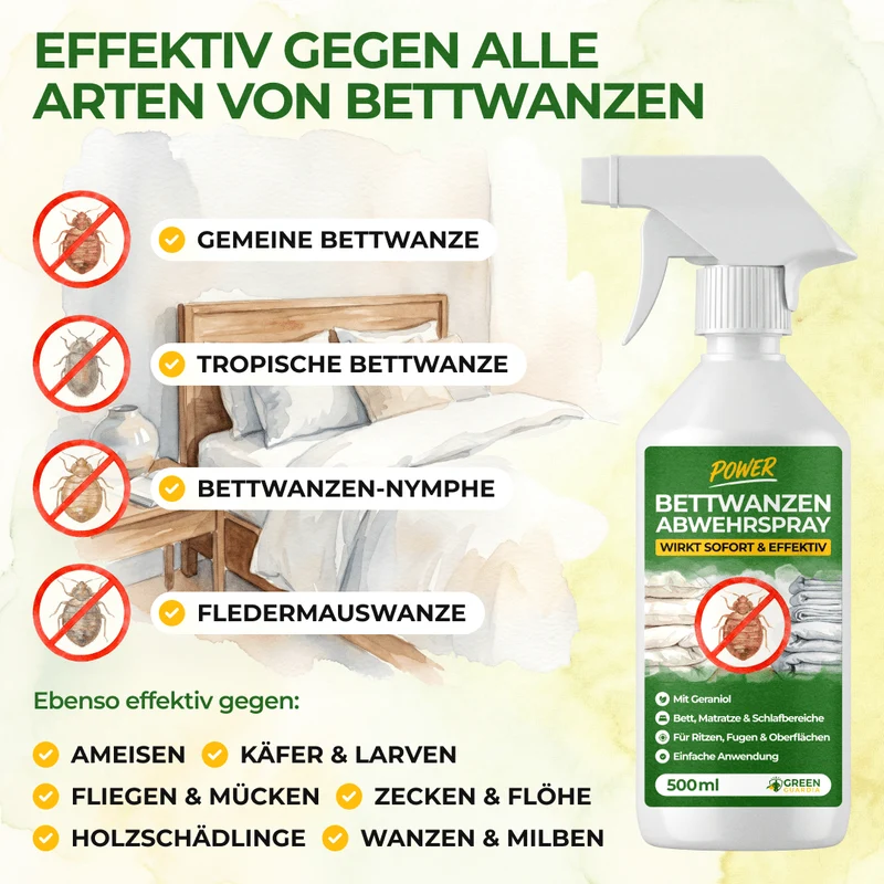 Bettwanzen-Abwehrspray Power-Konzentrat - 500ml