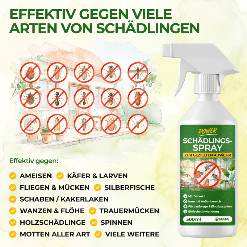 Ongediertewerende spray met geconcentreerde werking