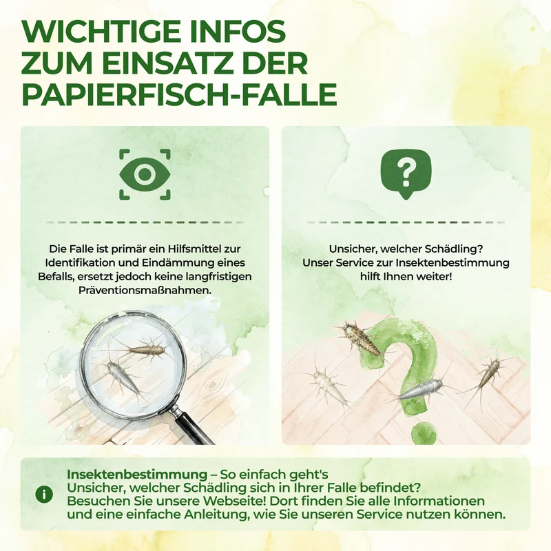 Papierfisch Falle